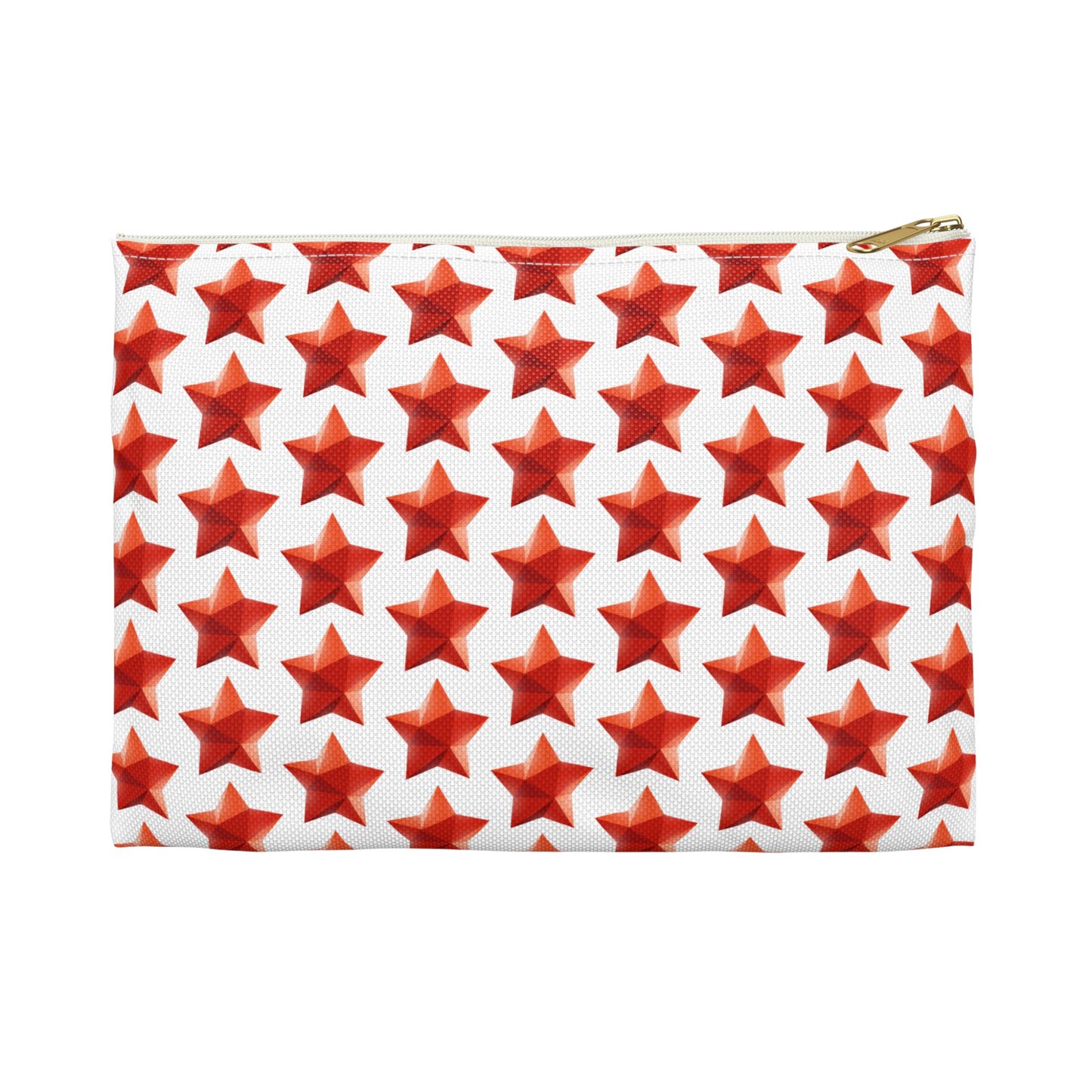 Side view of School Gems pencil bag with Star design