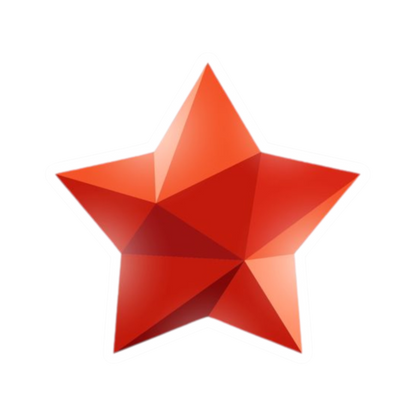 Star sticker design – representing achievement, recognition, and guidance