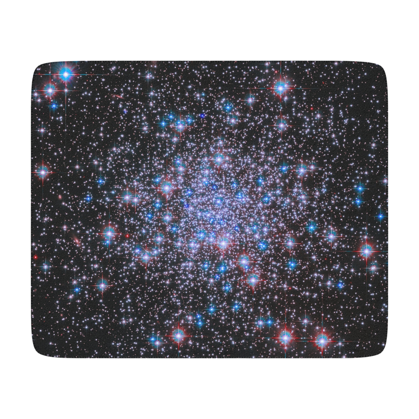 60x50 sherpa blanket with Stars Sparkle star cluster