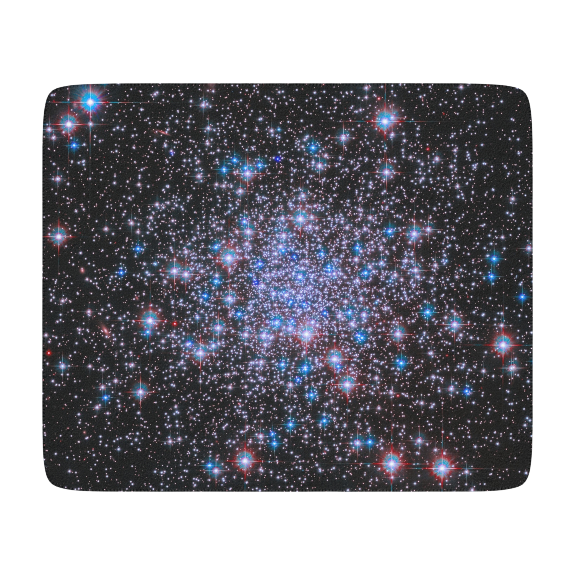 60x50 sherpa blanket with Stars Sparkle star cluster