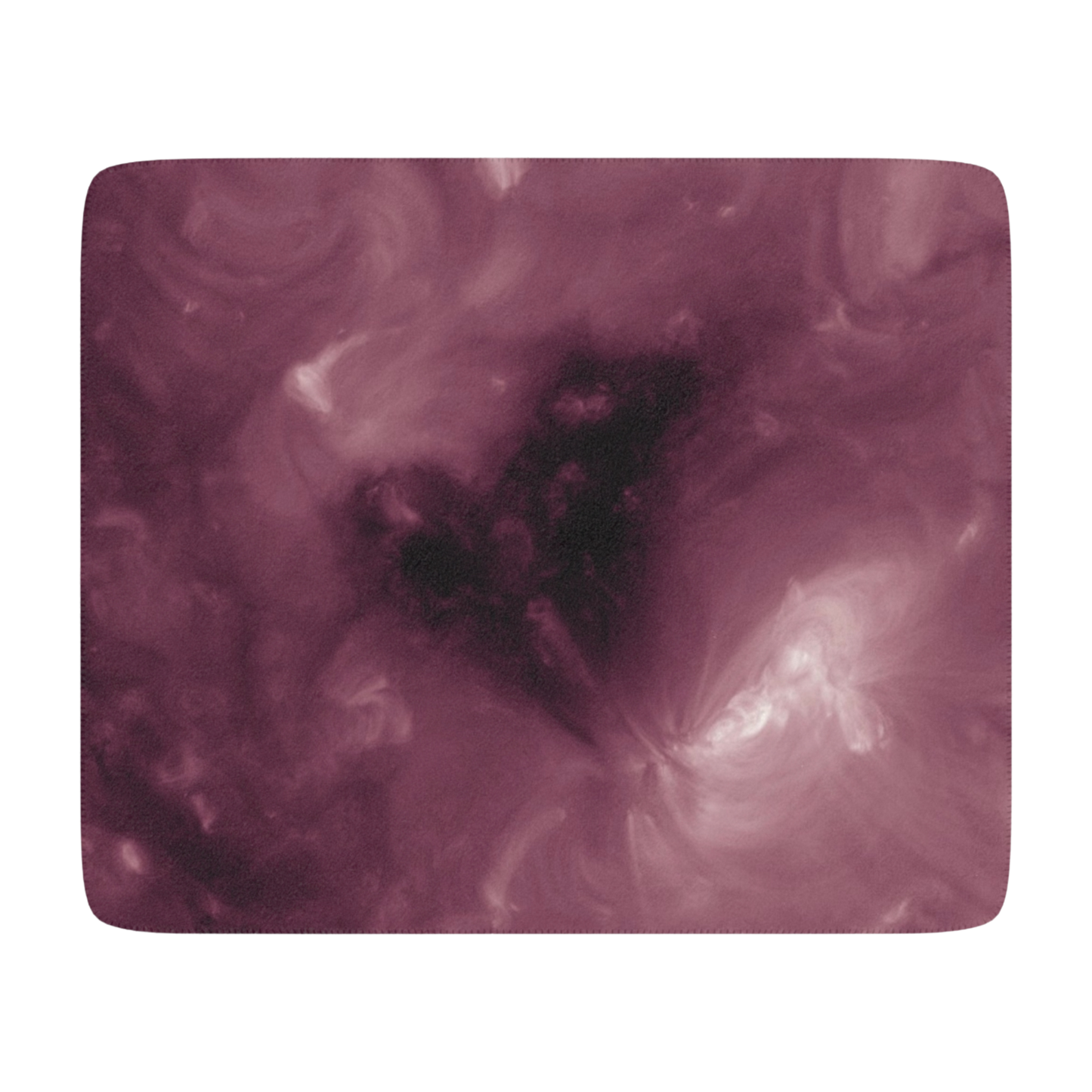 60x50 sherpa blanket with Sun Love coronal hole print