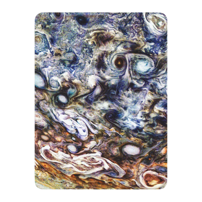 60x80 sherpa blanket with Jupiter Perijove design