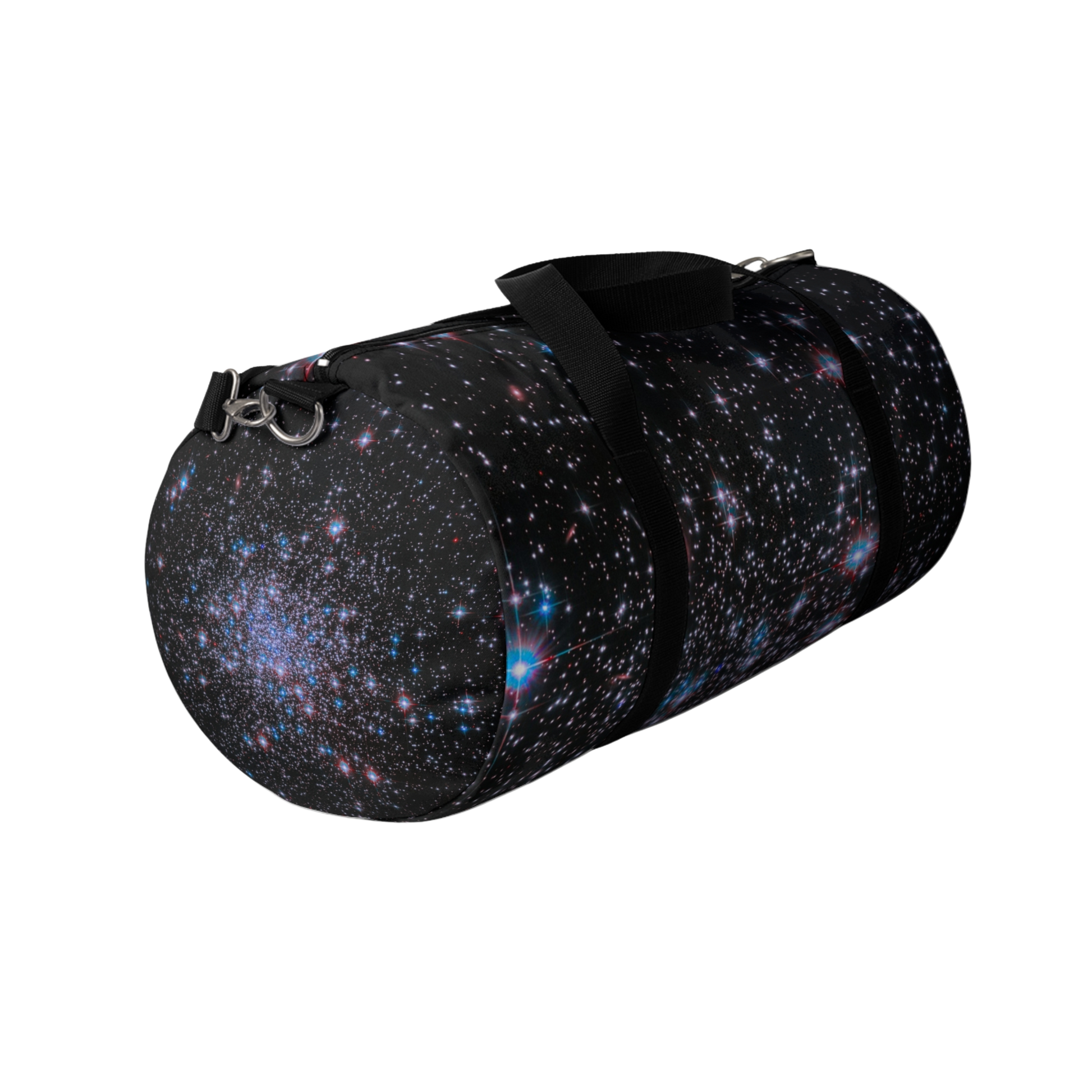Side view of Stars Sparkle astronomy travel bag