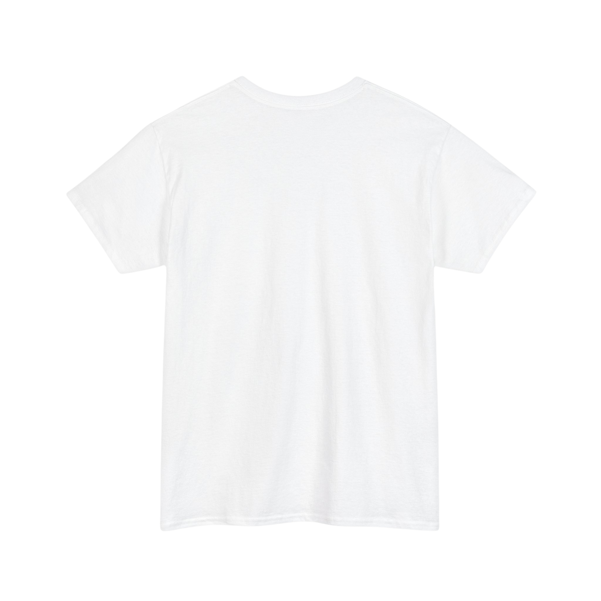 White cotton T-shirt blank back view – The Perfect Square