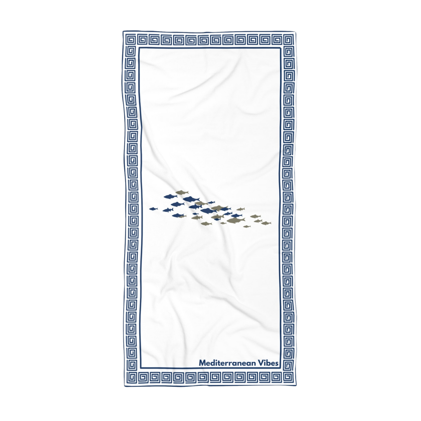 Quick-drying towel with “Tide & Tribe” coastal design – perfect for beach days and sunny escapes