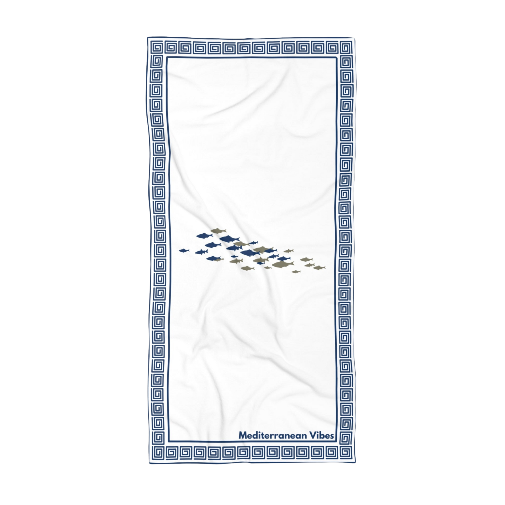 Quick-drying towel with “Tide & Tribe” coastal design – perfect for beach days and sunny escapes