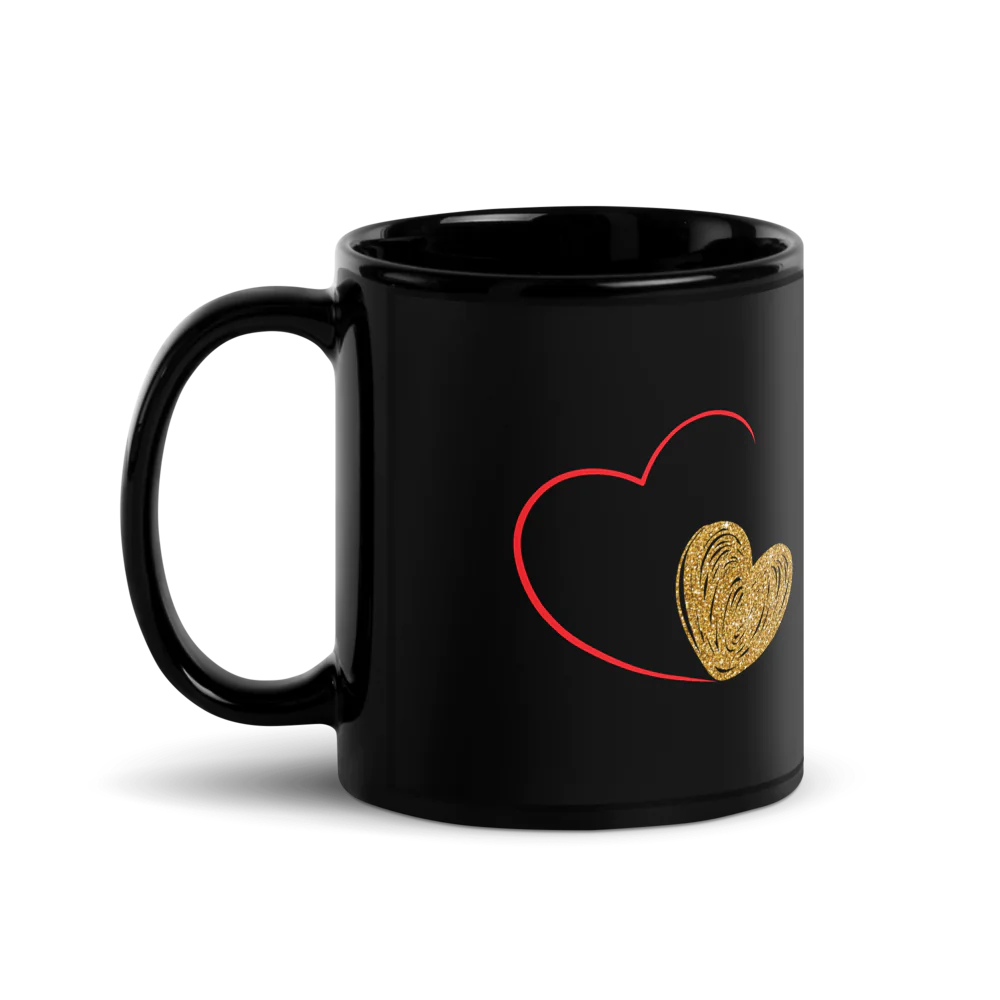 2Hearts Minimalist Ceramic Mug – Love in Its Simplest Form