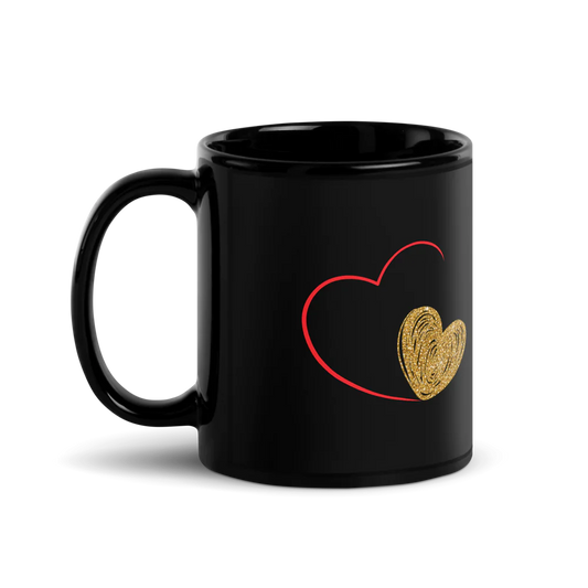 2Hearts Minimalist Ceramic Mug – Love in Its Simplest Form